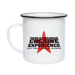 Кружка эмалированная Pablo Escobar