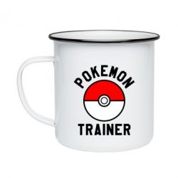 Кружка емальована Pokemon Trainer - PrintSalon