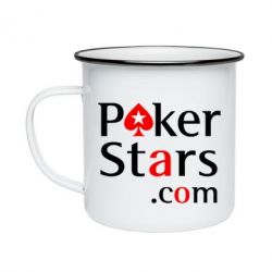 Кружка эмалированная Poker Stars - PrintSalon
