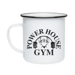 Кружка емальована Power House Gym - PrintSalon