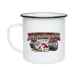 Кружка эмалированная Powerlifting Meet - PrintSalon