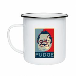 Кружка эмалированная Pudge aka Obey - PrintSalon