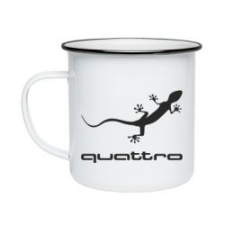 Кружка эмалированная Quattro - PrintSalon