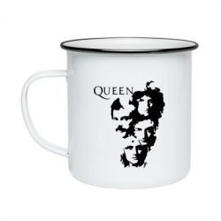 Кружка эмалированная Queen music - PrintSalon