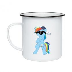 Кружка эмалированная Rainbow Dash Cool - PrintSalon