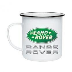 Кружка эмалированная Range Rover Logo Metalic - PrintSalon