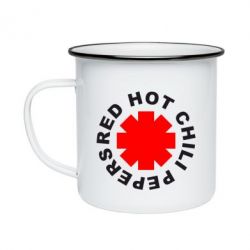 Кружка эмалированная red hot chili peppers - PrintSalon