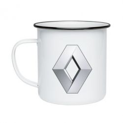 Кружка эмалированная Renault Logo - PrintSalon
