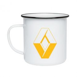 Кружка эмалированная Renault - PrintSalon