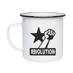 Кружка емальована Revolution