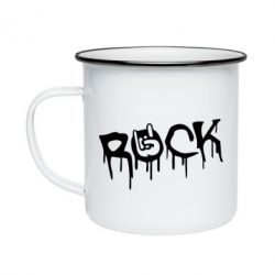 Кружка емальована Rock - PrintSalon