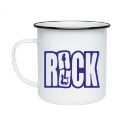 Кружка эмалированная Rock - PrintSalon