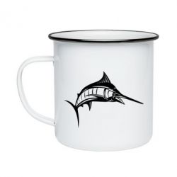 Кружка емальована Риба Марлін