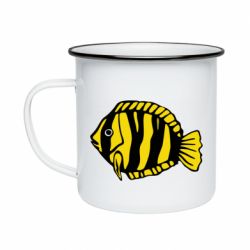 Кружка эмалированная рыбка - PrintSalon