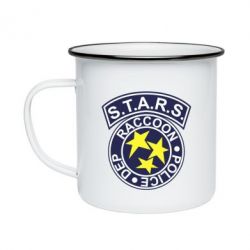 Кружка эмалированная S.T.A.R.S. police dep - PrintSalon
