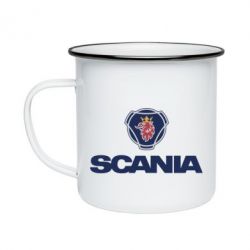 Кружка эмалированная Scania - PrintSalon