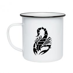 Кружка эмалированная Scorpio - PrintSalon