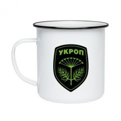 Кружка эмалированная Шеврон Укропа - PrintSalon