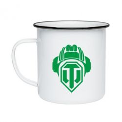 Кружка емальована Шолом WOT - PrintSalon