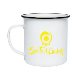 Кружка эмалированная Six Feet Under - PrintSalon