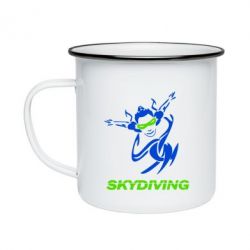 Кружка эмалированная Skidiving - PrintSalon