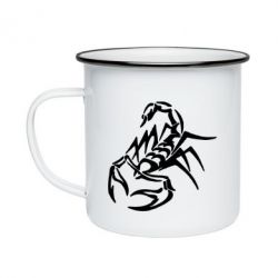 Кружка эмалированная скорпион 2 - PrintSalon
