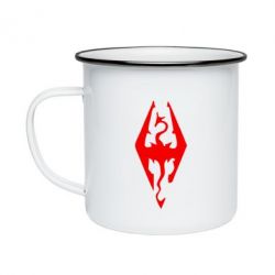 Кружка эмалированная Skyrim - PrintSalon
