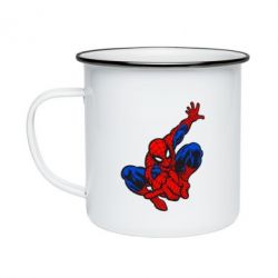 Кружка емальована Людина-павук - PrintSalon