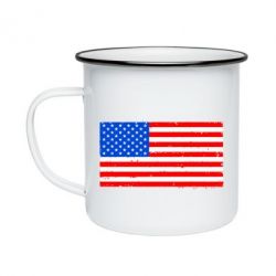 Кружка эмалированная США - PrintSalon