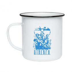 Кружка эмалированная Stalker Logo - PrintSalon