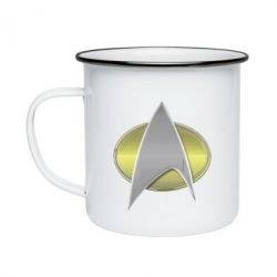 Кружка эмалированная Star Trek Gold Logo - PrintSalon
