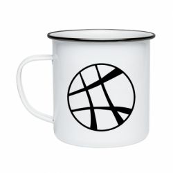 Кружка эмалированная Strange Logo - PrintSalon