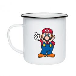 Кружка емальована Супер Маріо - PrintSalon
