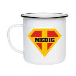 Кружка эмалированная Super Medic - PrintSalon