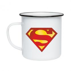 Кружка эмалированная Superman Classic - PrintSalon