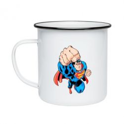 Кружка емальована Супермен Комікс - PrintSalon