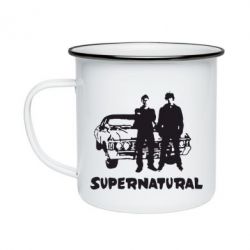 Кружка эмалированная Supernatural Братья Винчестеры - PrintSalon