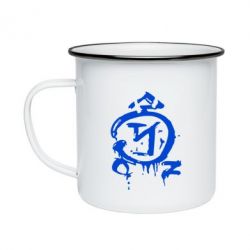 Кружка емальована Надприродне логотип - PrintSalon