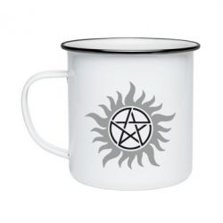 Кружка эмалированная Сверхъестественное Star - PrintSalon