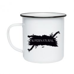 Кружка эмалированная Сверхъестественное - PrintSalon