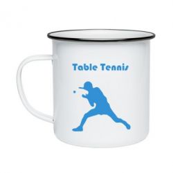 Кружка емальована Table Tennis Logo - PrintSalon