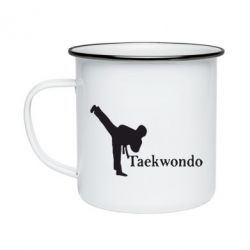 Кружка емальована Taekwondo - PrintSalon