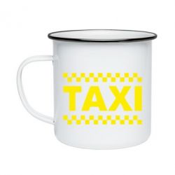 Кружка эмалированная TAXI - PrintSalon