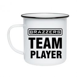 Кружка эмалированная Team Player - PrintSalon