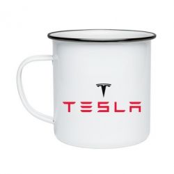 Кружка эмалированная Tesla - PrintSalon