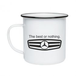 Кружка эмалированная The best or nothing - PrintSalon