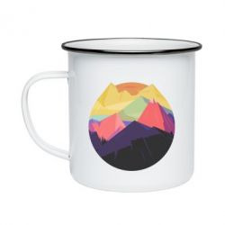 Кружка эмалированная The mountains Art - PrintSalon
