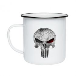Кружка емальована The Punisher Logo - PrintSalon