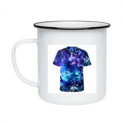 Кружка эмалированная The world inside us - PrintSalon