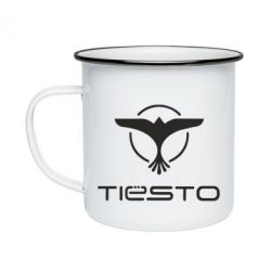 Кружка эмалированная Tiesto Logo 3 - PrintSalon